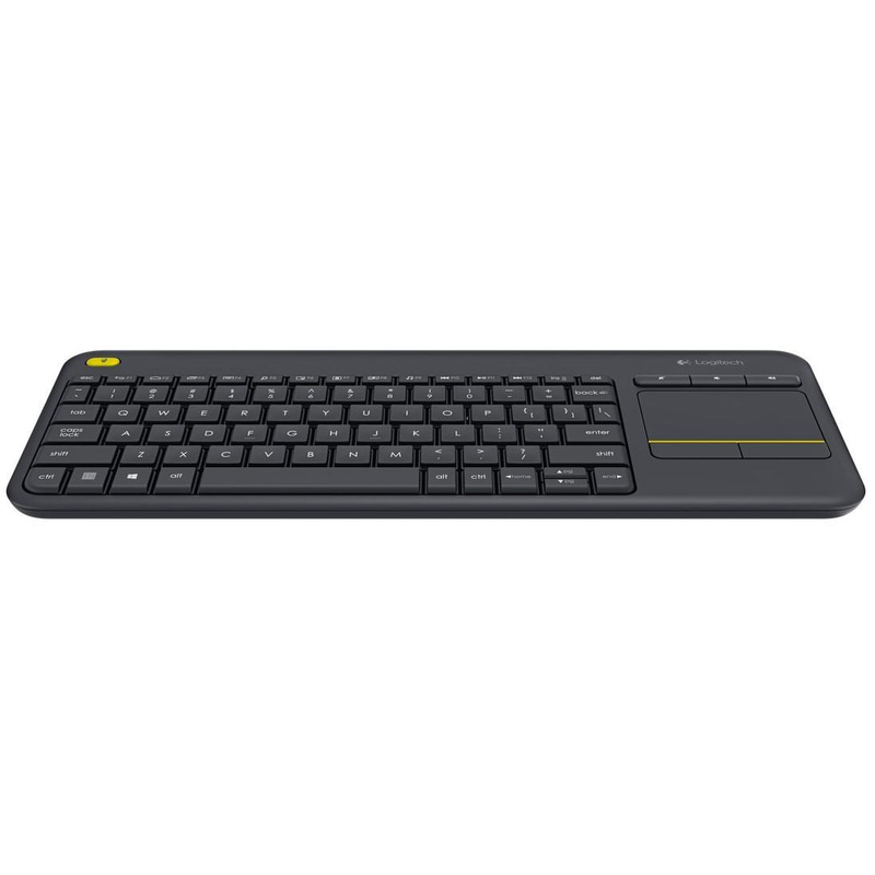 Logitech K400 Plus Wireless Touch Keyboard, Wireless, for Laptop/PC Desktop Computer/CPU, Black — 2