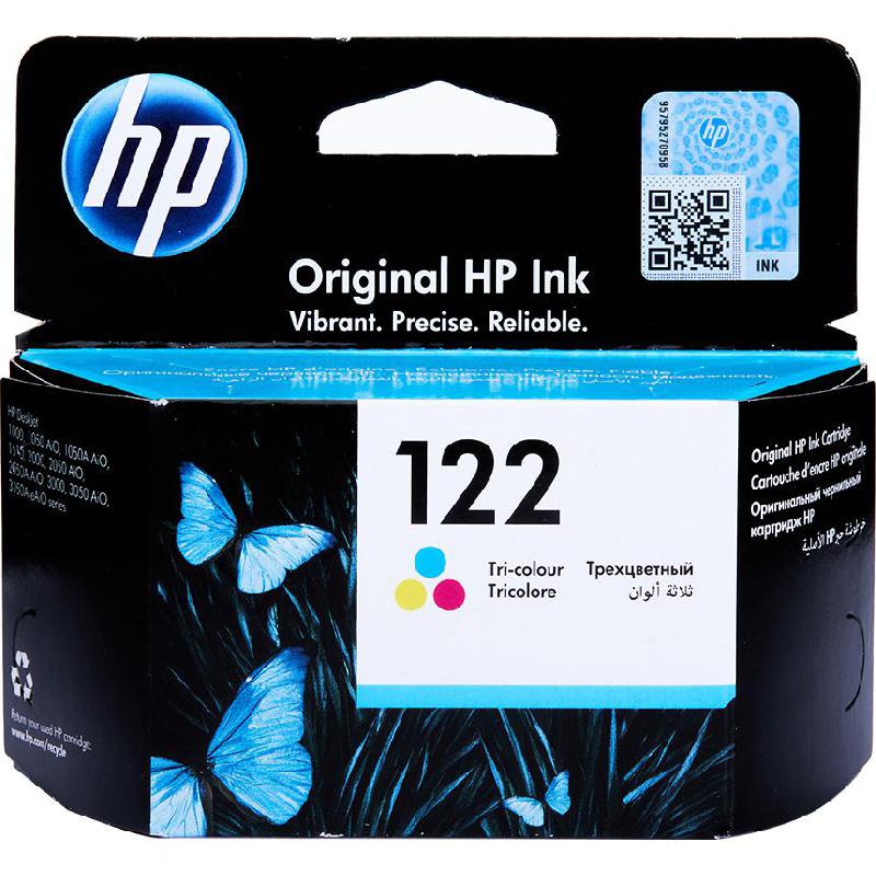 HP 122 Inkjet Cartridge, Tri-colour (Cyan;Magenta;Yellow)