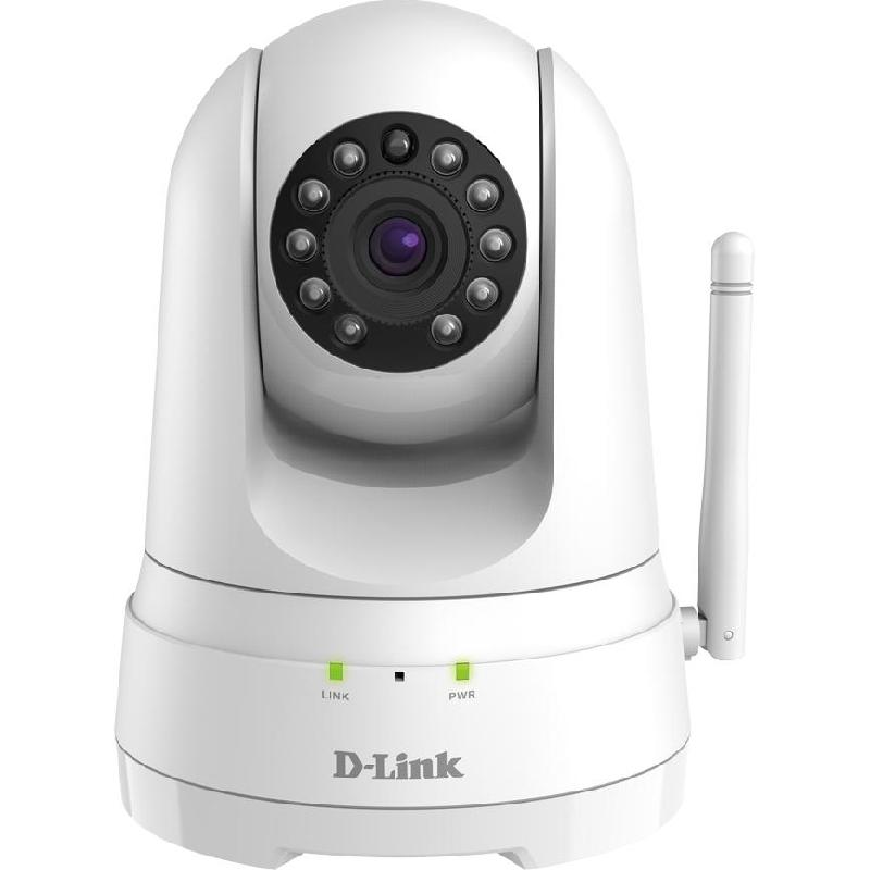 mydlink Full HD Pan & Tilt Camera, Wi-Fi, Works with Amazon Alexa/Google Assistant, White