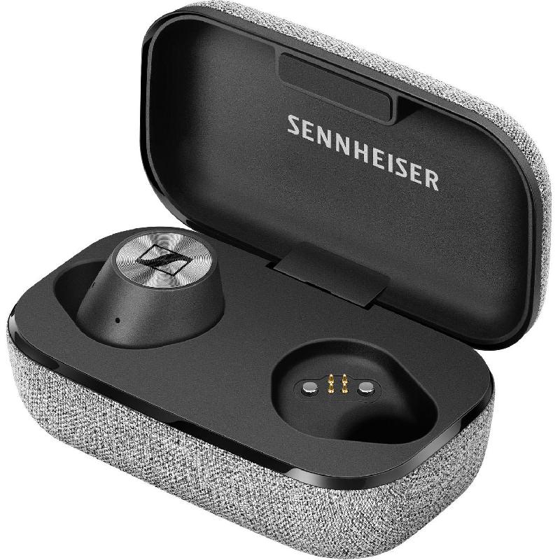 Sennheiser MOMENTUM True Wireless Earbuds, Active Noise Cancelling, Bluetooth, USB-C, Built-in Microphone, Grey