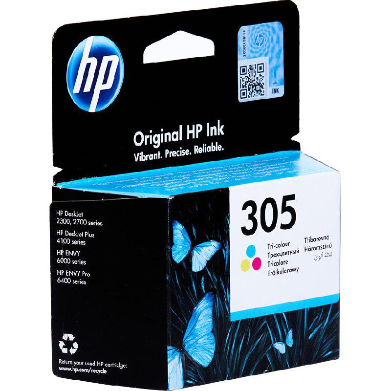 HP 305 Inkjet Cartridge, Tri-colour (Cyan;Magenta;Yellow) — 2