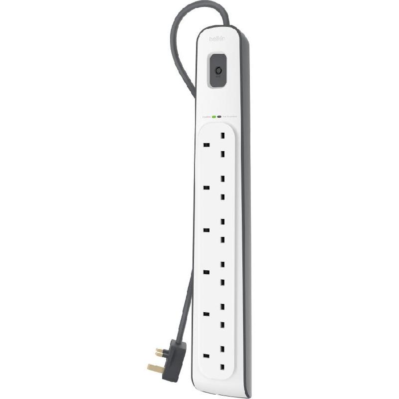 BSV603 Surge Protector, 6 Outlet, 2.00 m ( 6.56 ft )