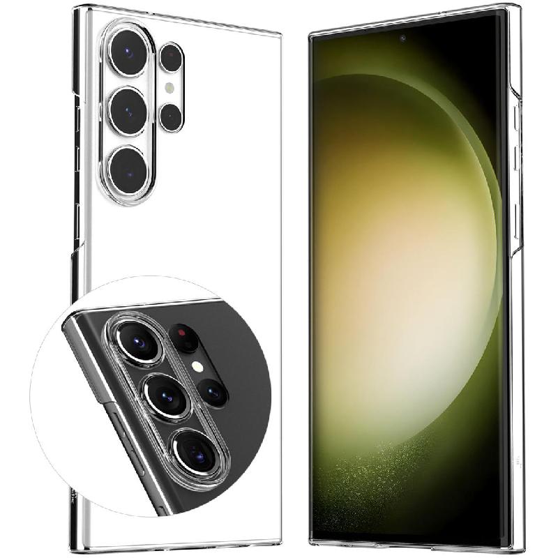 Nukin Back Cover Mobile Case, for Samsung Galaxy S23 Ultra, Clear