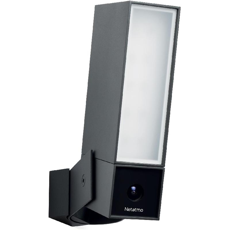 Smart Outdoor Camera with Siren, Wi-Fi, Works with Amazon Alexa/Google Home/Apple HomeKit, Black