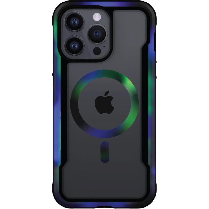 Raptic Shield Back Cover Mobile Case with MagSafe, for iPhone 15 Pro Max, Onyx Black