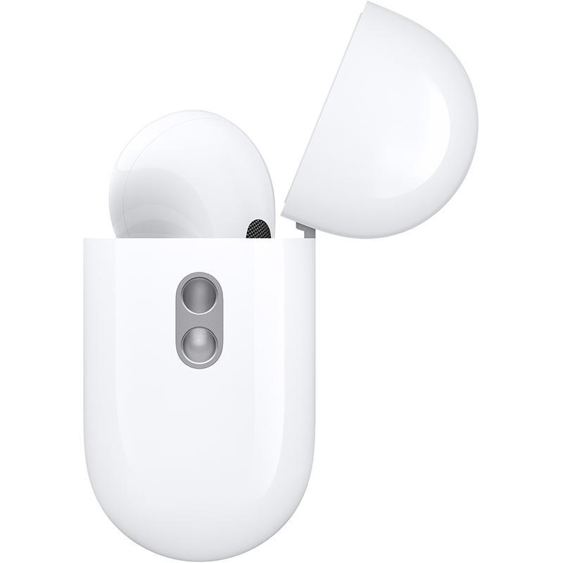 Apple AirPods Pro 2nd Gen USB-C Earbuds, Active Noise Cancelling, Bluetooth (Device)/MagSafe Charging Case, USB-C, Built-in Microphone, White — 4