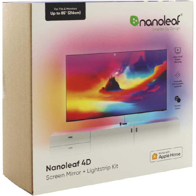 4D 4 Meter Strip, Up to 65'' Tv, Wi-Fi/Bluetooth, White