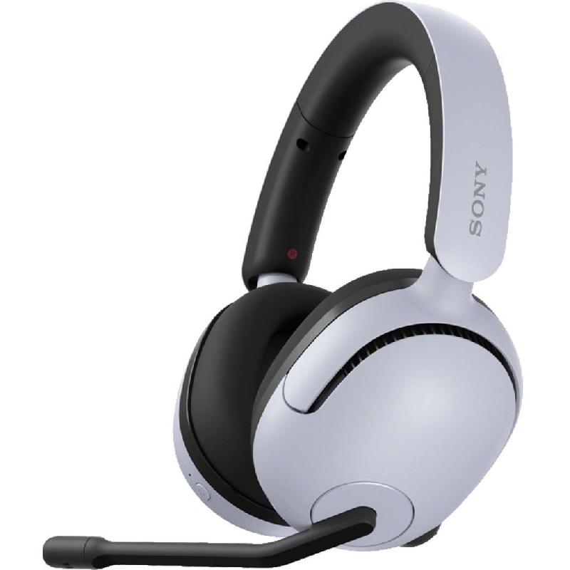 Sony INZONE H5 Gaming Headset, Noise Reduction, Wireless/Wired (Optional), USB (Charging), Unidirectional Microphone, White