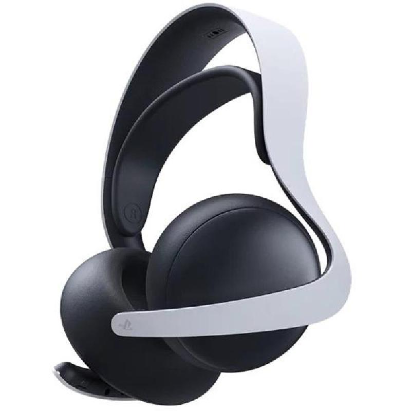 Sony PULSE Elite Gaming Headset, AI-Enhanced Noise Rejection, Bluetooth/Wireless, USB (Charging), Retractable Microphone, Black/White