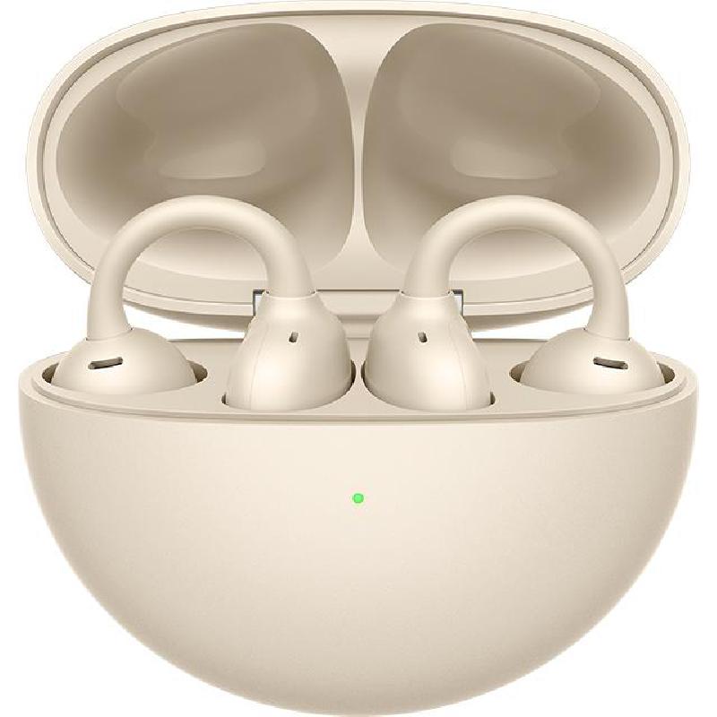 Huawei FreeClip Earbuds, Bluetooth, USB (Charging), Built-in Microphone, Beige