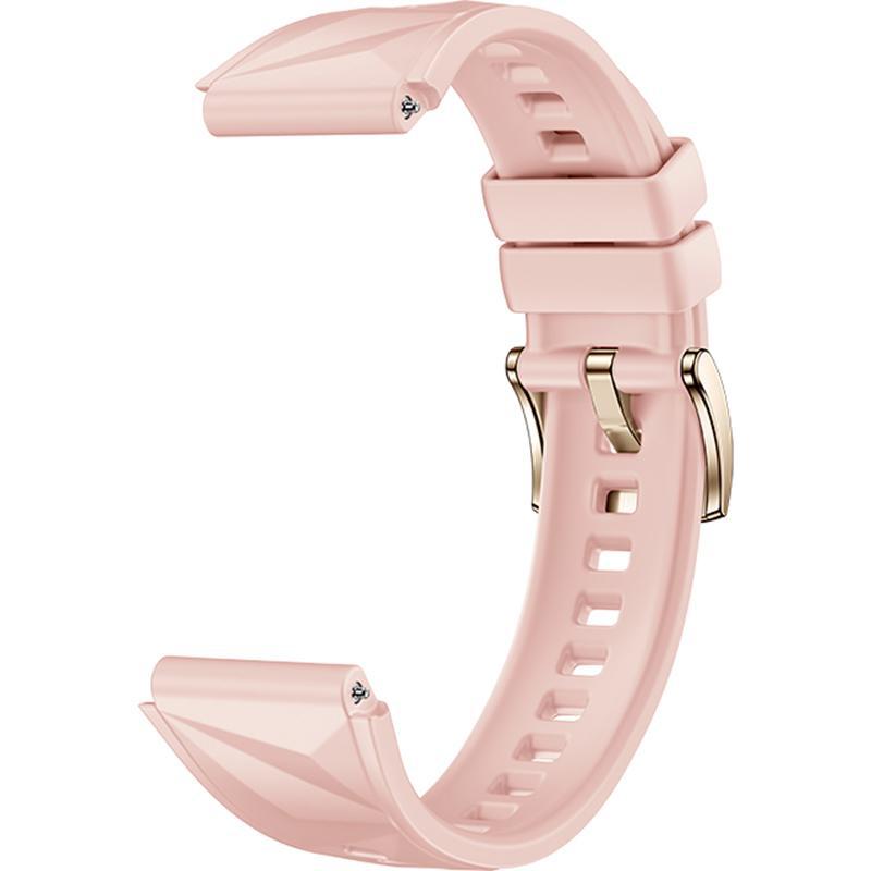Wrist Strap, for Huawei Watch GT 5 Pro 42, Fluoroelastomer Strap, Pink
