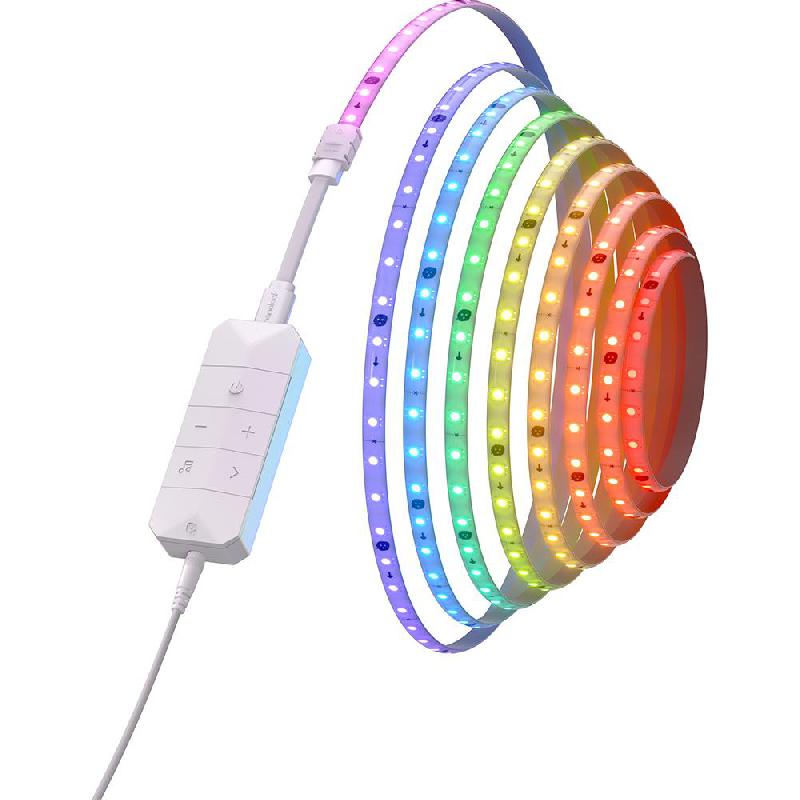Essentials Matter Smart Multicolor HD Lightstrip, 5 Meters, Wi-Fi/Bluetooth, White