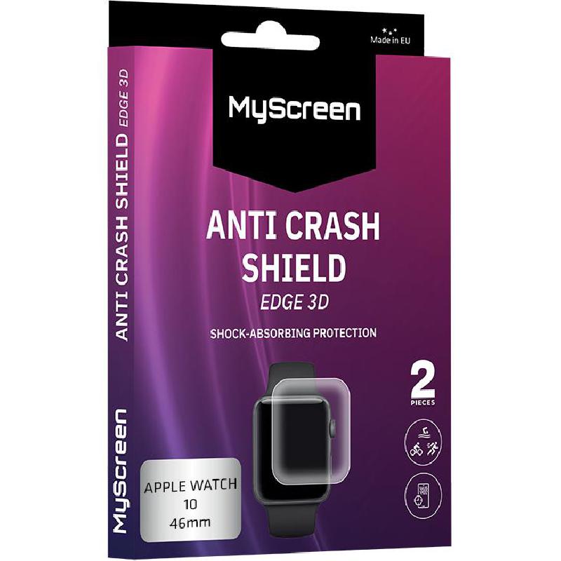 MyScreenPROTECTOR AntiCRASH Shield Smartwatch Screen Protector, for Apple Watch Series 11 46/Watch Series 10 46