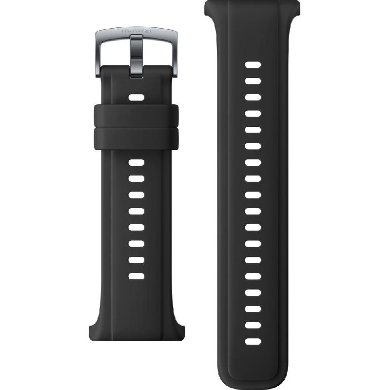 Wrist Strap, for Huawei Watch D2, Fluoroelastomer, Black