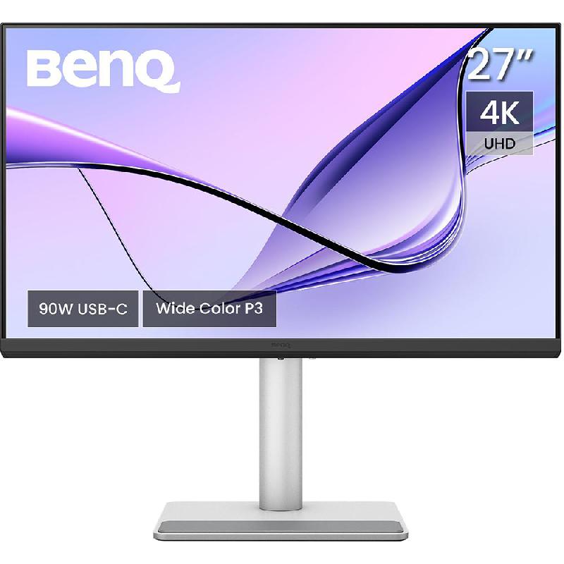 MA270U 27 Inch Monitor, 4K UHD (Ultra HD), 60 Hz, 5ms (GtG), Built-in Dual Speaker (2 X 3W), Black/Silver