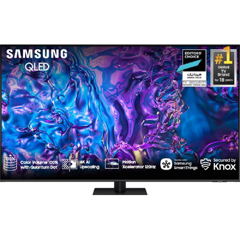 Samsung 75" Smart TV, 4K QLED, 120 Hz, Titan Grey, Q70D