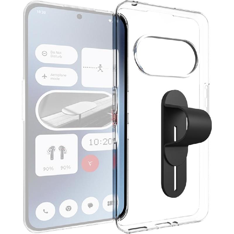 Soft Back Cover Mobile Case with Strap, for Nothing Phone (3a), Clear