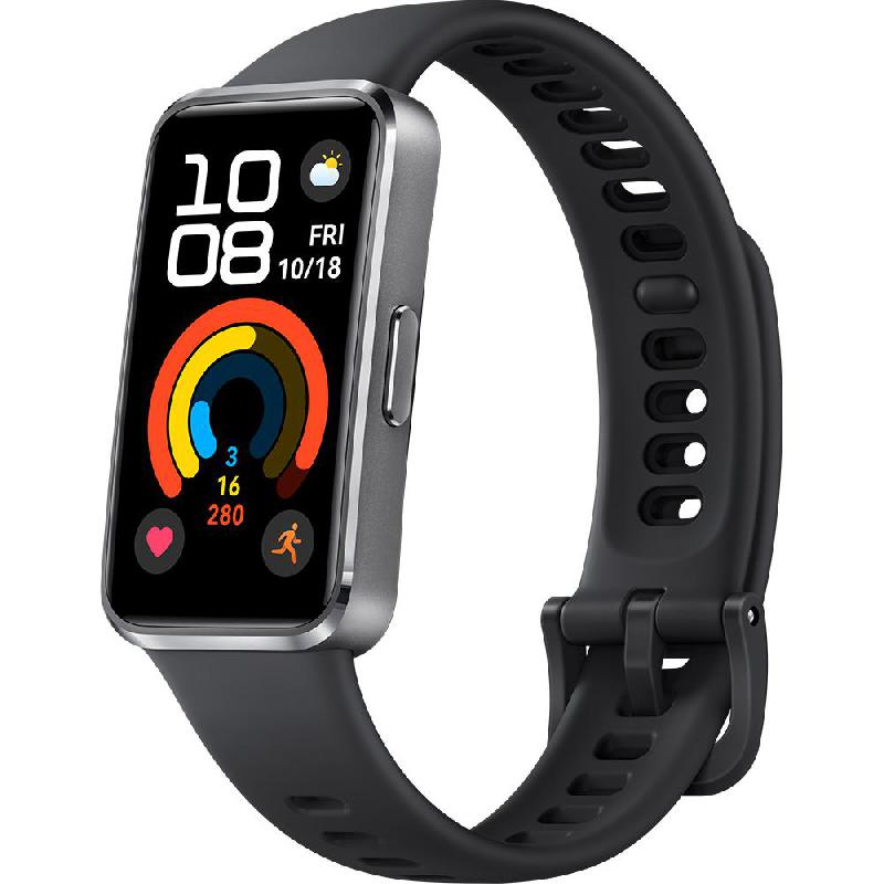Band 10 Fitness Band, for Android 8.0 or Later/iOS 13.0 or Later/HarmonyOS 2.0 or Later, 1.47 Inch, AMOLED Color Screen, Matte Black