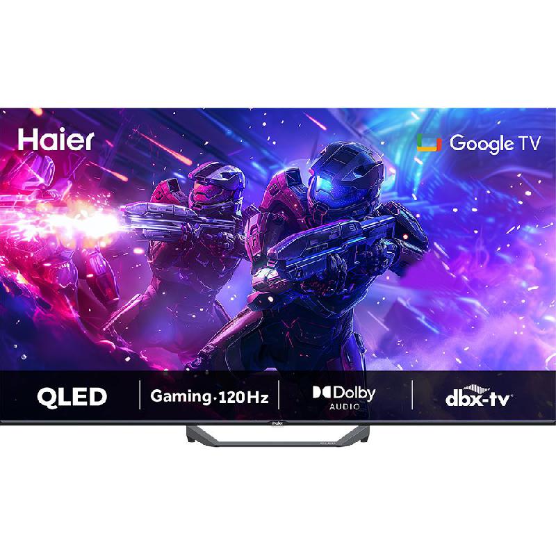Haier 55" Smart TV, 4K QLED, 60 Hz, Black, 55H6F