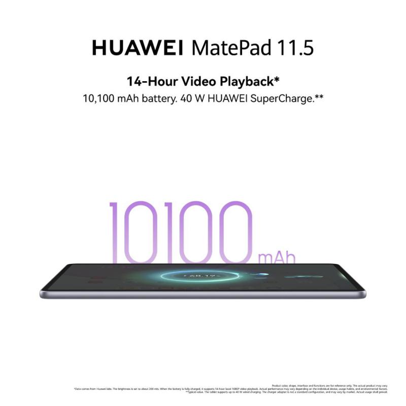 Huawei MatePad 11.5 PaperMatte Tablet - Wi-Fi with Keyboard 2025, 11.5", 256 GB, Space Grey, Octa Core — 7
