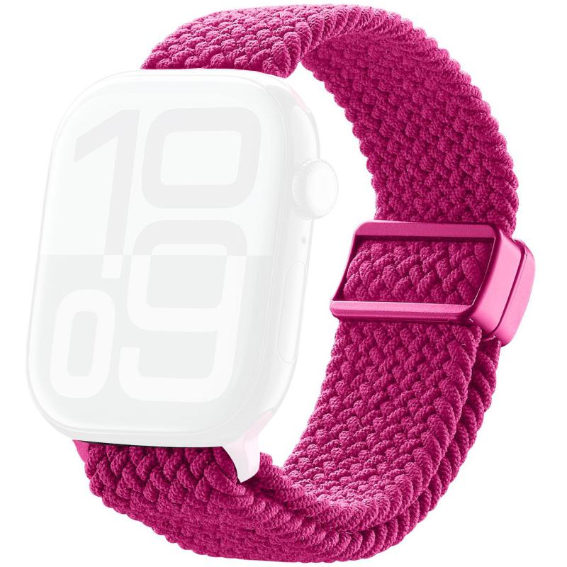 SOFT BAND Wrist Strap, for Apple Watch Series 11 42/Watch Series 10 42/Watch Series 9 41/Watch SE 40, Nylon, Pink