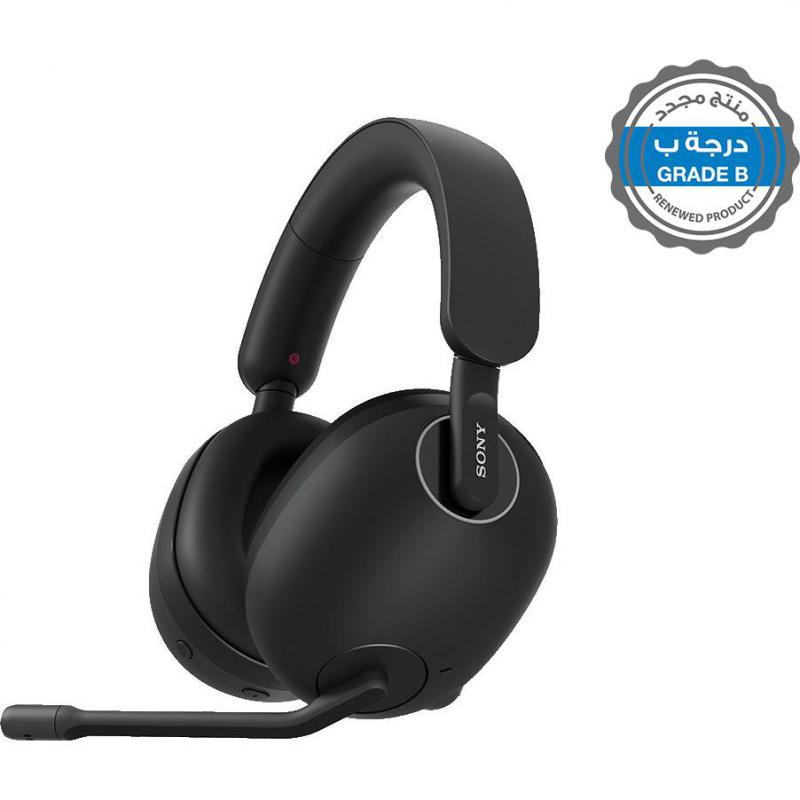 Renewed Grade B INZONE H9 Gaming Headset, Active Noise Cancelling, Wireless, USB (Charging), Bidirectional Microphone, Black