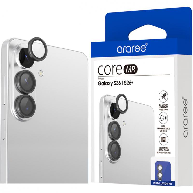 Core MR Smartphone Screen Protector, for Samsung Galaxy S26/Galaxy S26+, Aluminum Metal Frame