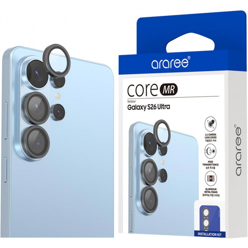 Core MR Smartphone Screen Protector, for Samsung Galaxy S26 Ultra, Aluminum Metal Frame