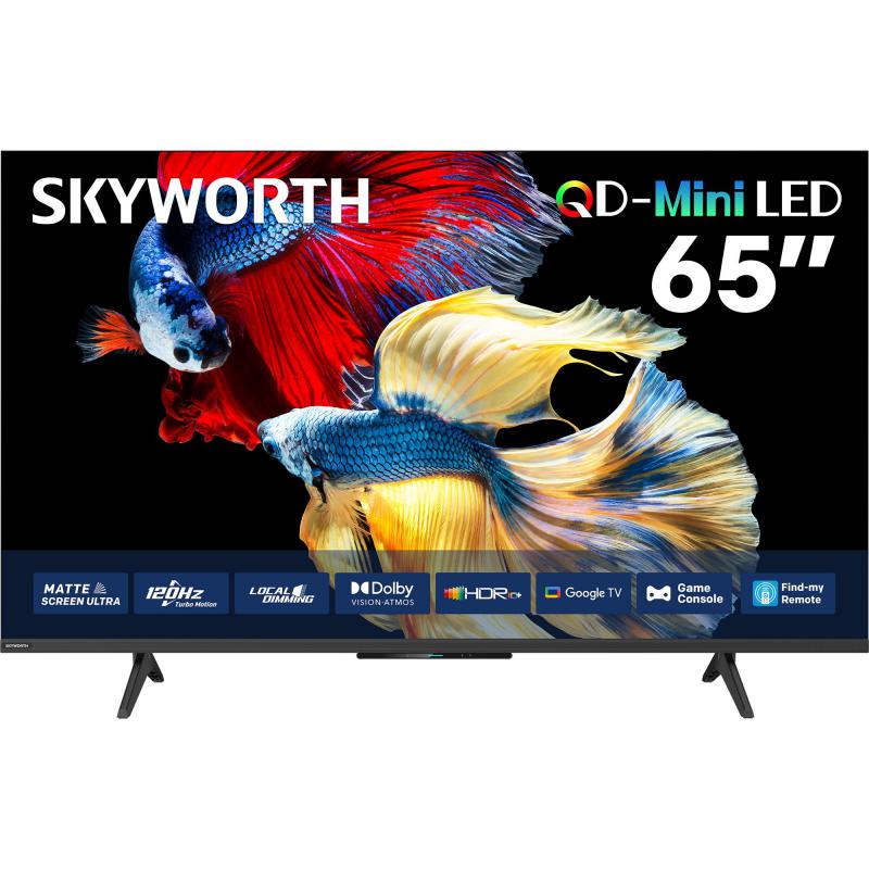 65 Inch Smart TV, 4K QD Mini-LED, 120 Hz, Black, X6600H