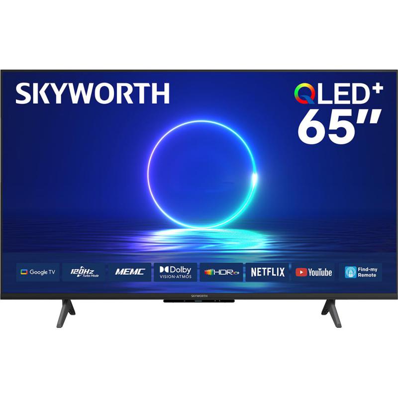 65 Inch Smart TV, 4K QLED+, 120 Hz, Black, Q6800H